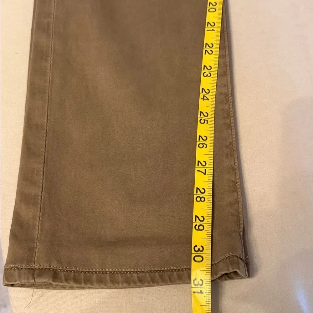 AG Adriano Goldschmied The Graduate Tailored Leg Brown Stretch Jeans 29x31